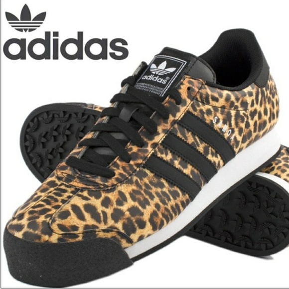 adidas samoa leopard